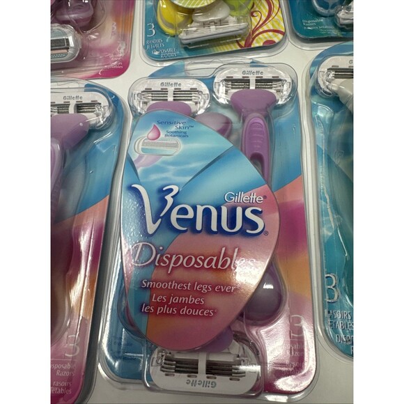 Gillette Venus Disposables LOT OF 18 - 6 Packs Tropical Smooth Legs Fresh Scent - Picture 3 of 14